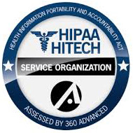 HIPAA Hitech Service Organization seal